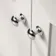 Capri Cotton White Basin Vanity and Back To Wall Unit 1150mm (Excludes Toilet) - Chrome Handles