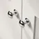 Capri Cotton White Combination Vanity Basin and Miami Toilet 1150mm - Chrome Handles