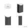 Capri Slate Grey Vanity with Semi Recessed Basin 550mm - Brushed Handles