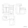 Capri Slate Grey Combination Vanity Basin and Aruba Toilet 1050mm - Chrome Handles