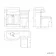 Capri Slate Grey Combination Vanity Basin and Houston Toilet 1150mm - Chrome Handles