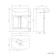 Capri Slate Grey Combination Vanity Basin and Houston Toilet 1150mm - Chrome Handles