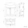 Capri Slate Grey Combination Vanity Basin and Houston Toilet 1150mm - Chrome Handles