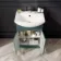 Capri Mystic Green Basin Vanity and Back To Wall Unit 1050mm (Excludes Toilet) - Chrome Handles