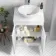 Mersey Gloss White Vanity with Oval Basin 600mm