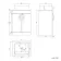 Mersey Gloss White Vanity with Troy Basin 600mm - Black Accents