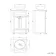 Milos Navy Blue Vanity with Oval Basin 500mm - Brushed Handles