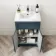 Milos Navy Blue Combination Vanity Basin and Miami Toilet 1000mm - Chrome Handles