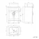 Milos Navy Blue Vanity with Troy Basin 600mm - Traditional Handles