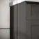 Lucia Graphite Grey Double Basin Vanity 1200mm - Brushed Brass Accents