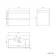 Corsica Gloss White Wall Hung Basin Drawer Vanity 800mm