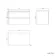Corsica Gloss White Wall Hung Drawer Vanity with Marble Top 800mm - Excludes Counter Top Basin