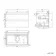 Corsica Tungsten Grey Wall Hung Basin Drawer Vanity 800mm
