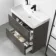 Corsica Tungsten Grey Basin Drawer Vanity 800mm