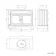 Lucia Chalk White Vanity with Marble Top & Oval Counter Top Basin 1030mm - Brushed Brass Accents
