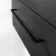Elba Matt Black Wall Hung Basin Drawer Vanity 800mm