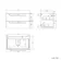 Omaha Gloss White Wall Hung Drawer Vanity with Marble Top & Curved Counter Top Basin 800mm