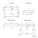 Omaha Slate Grey Wall Hung Basin Drawer Vanity 800mm - Brushed Brass Accents