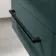 Omaha Mystic Green Wall Hung Drawer Vanity with Marble Top 800mm (Excludes Counter Top Basin) - Black Accents