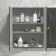 Graphite Grey Wall Hung Cabinet 700x600mm