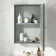 Inky Blue Mirror Cabinet 700x500mm