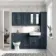 Inky Blue Wall Hung Cabinet 700x300mm