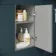 Harper Navy Blue Side Cabinet Unit 300mm