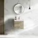 Elba Dawn Oak Wall Hung Basin Drawer Vanity 500mm
