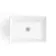 Malta Fluted Coastal White Double Wall Hung Drawer Vanity with Marble Top & Cody Basin 1200mm
