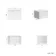 Sorrento Fluted Coastal White Wall Hung Drawer Vanity with Marble Top 600mm - Excludes Counter Top Basin