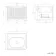 Sorrento Fluted Black Walnut Wall Hung Drawer Vanity with Matt White Basin 600mm