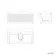 Sorrento Fluted Matt Black Wall Hung Basin Drawer Vanity 1000mm