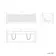 Sorrento Fluted Matt Black Wall Hung Drawer Vanity with Matt White Double Basin 1200mm