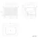 Sorrento Fluted Matt Black Wall Hung Drawer Vanity with Marble Top & Marin Basin 600mm