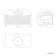 Sorrento Fluted Matt Black Wall Hung Drawer Vanity with Marble Top & Nevis Basin 1000mm
