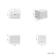 Malta Fluted Coastal White Wall Hung Basin Drawer Vanity 500mm