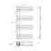 Madrid Electric Matt Black Designer Heated Towel Rail 1200x600mm
