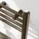 Barcelona Electric Antique Gold Straight Heated Towel Rail 1600x500mm