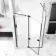 Vienna Matt Black Easy Clean 8mm Hinged Shower Enclosure 1200x900mm