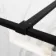 Munich Matt Black Framed 8mm Walk In Shower Enclosure 1200mm & 800mm Glass with Pivotal Return Panel