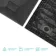 Berlin Square Matt Black Slate Effect SMC Composite Shower Tray 900x900mm