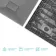 Berlin Square Dark Grey Slate Effect SMC Composite Shower Tray 900x900mm