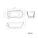 Richmond 1500mm Freestanding Slipper Bath