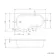 P Shaped 1500 Shower Bath - Left Handed