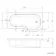 P Shaped 1600 Shower Bath - Right Handed