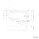 P Shaped 1700 Shower Bath - Right Handed