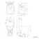 Atlanta Comfort Close Coupled Toilet With Soft Close Slim Seat