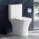 Houston Rimless Close Coupled Toilet With Premium Soft Close Seat