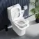 Houston Rimless Close Coupled Toilet With Premium Soft Close Seat