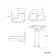 Hudson Traditional Pedestal Basin Single Tap Hole 570mm